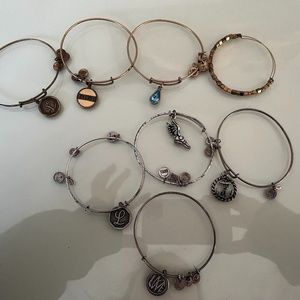 8 Alex and Ani Bundle Bracelets